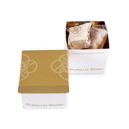 Coffret cadeau de nougats, collection de 4 boites de nougat de Noël